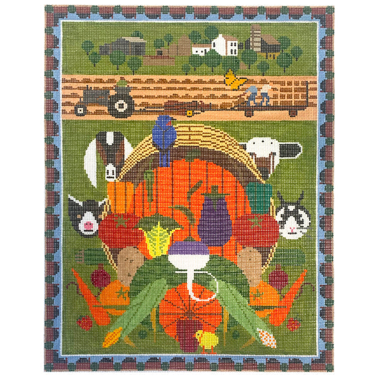 Gorman Heritage Farm Painted Canvas Charley Harper - 1