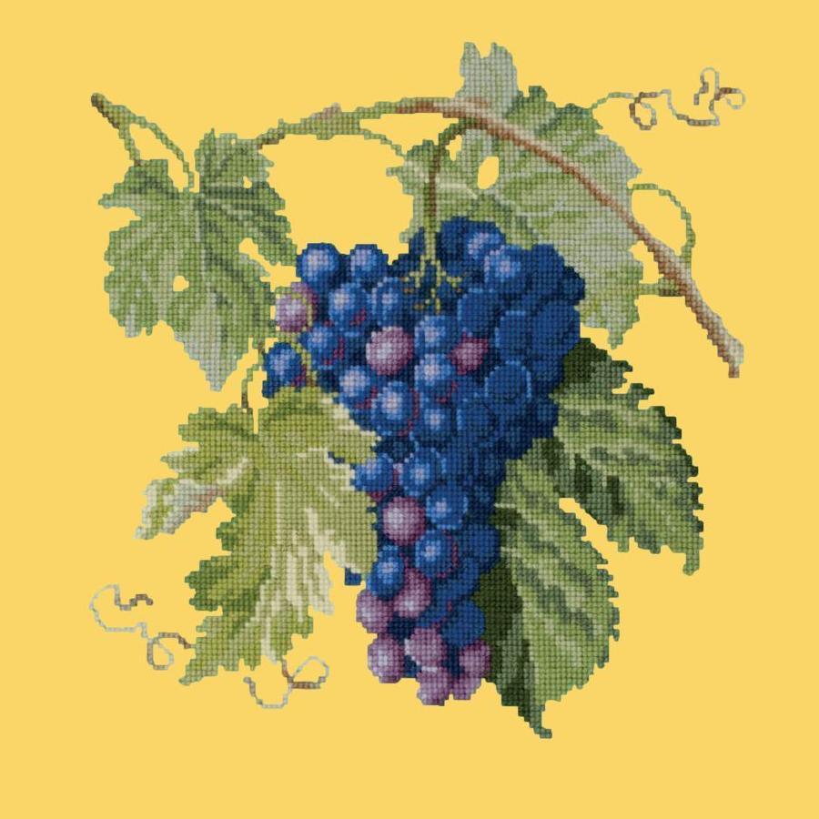 Grapes Needlepoint Kit Kits Elizabeth Bradley Design Sunflower Yellow - 2