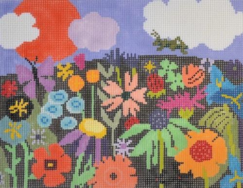 Grasshopper Painted Canvas Birds of a Feather - 1