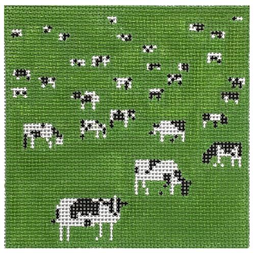 Grazing Painted Canvas Alice & Blue - 1