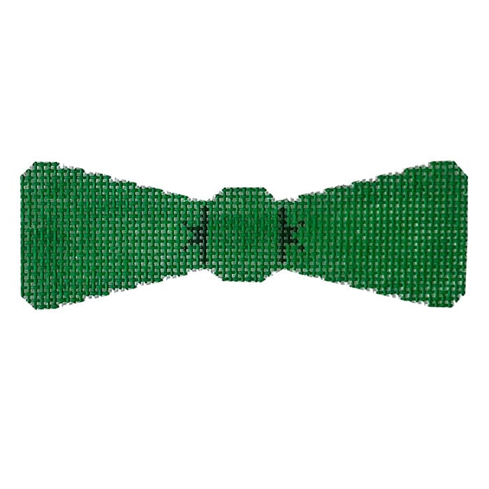Green Bow Painted Canvas Tina Griffin Designs