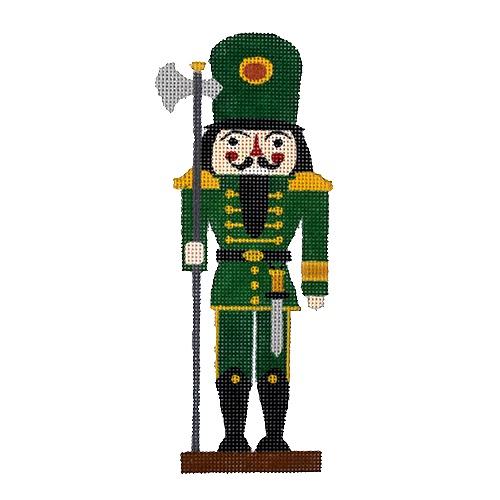 Green Nutcracker Painted Canvas Love You More - 1