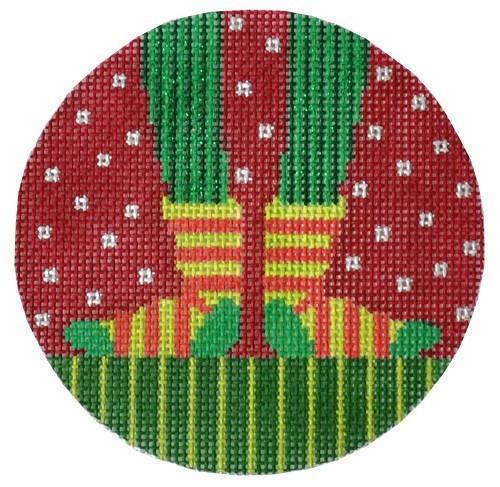 Grinch Feet Painted Canvas The Meredith Collection
