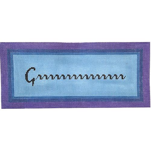 Grrrrrrrrrrrrrrr Painted Canvas Zecca