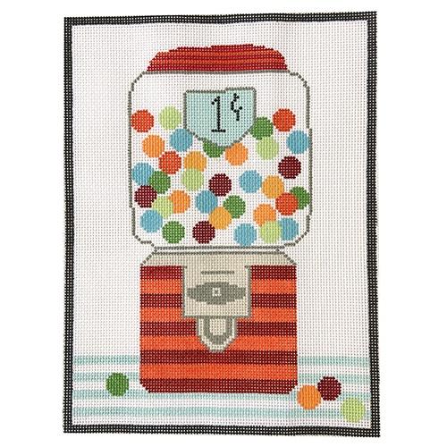 Gumball Machine Painted Canvas Pippin - 1
