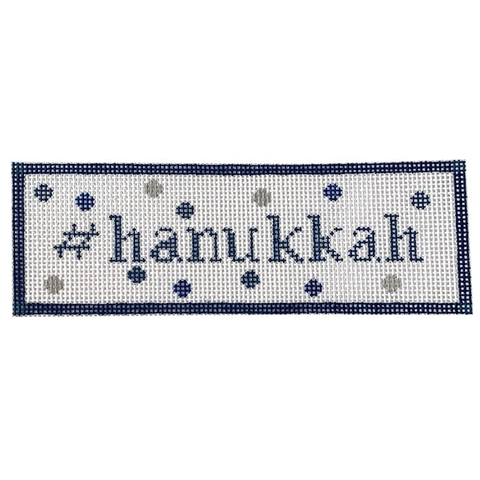 #hanukkah Painted Canvas Kristine Kingston - 1
