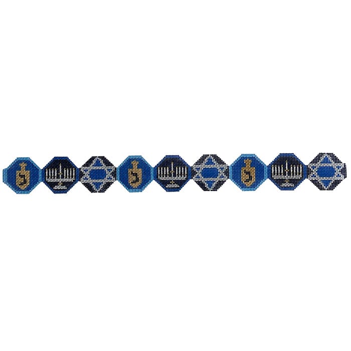 Hanukkah Strip Painted Canvas CBK Needlepoint Collections - 1