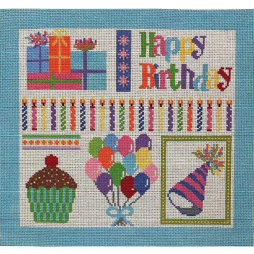 Alice Peterson Stitch-Ups Needlepoint Ornament Kit- Candle