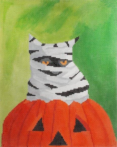 Happy Purrrfect Halloween Painted Canvas Scott Church Creative - 1