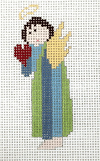 Heart Angel Painted Canvas Pippin - 1