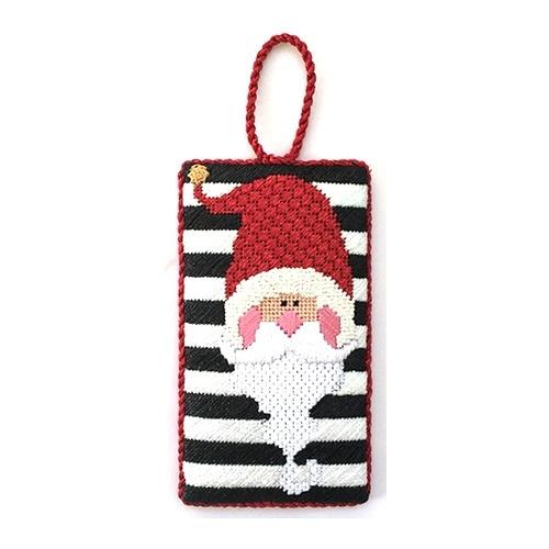 Henri Bendel Santa Painted Canvas The Princess & Me