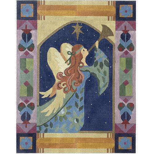 Herald Angel Painted Canvas Melissa Prince Designs - 1
