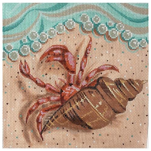 Hermit Crab (LL) Painted Canvas Labors of Love Needlepoint