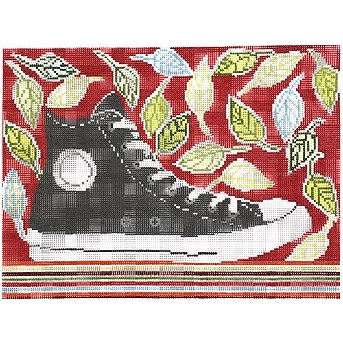 High Top Sneaker Painted Canvas Pippin - 1