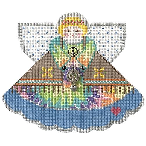 Hippie Angel Painted Canvas Painted Pony Designs - 1