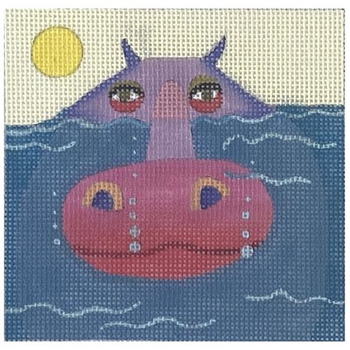Hippo (COP) Painted Canvas Colors of Praise - 1