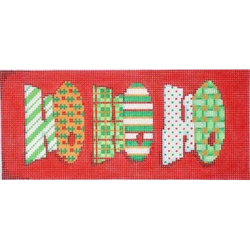 Ho Ho Ho Letters Painted Canvas Associated Talents