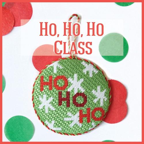 Ho Ho Ho Needlepoint Ornament Kit