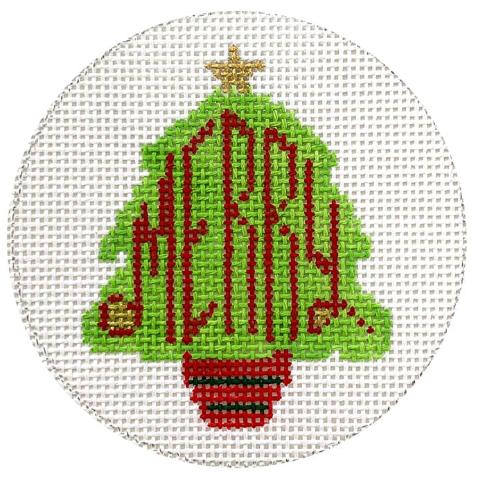 Holiday Collection - Merry Tree Painted Canvas Patricia Sone