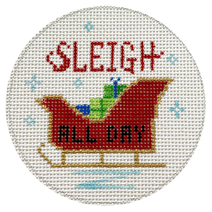 Holiday Collection Sleigh Painted Canvas Patricia Sone - 1