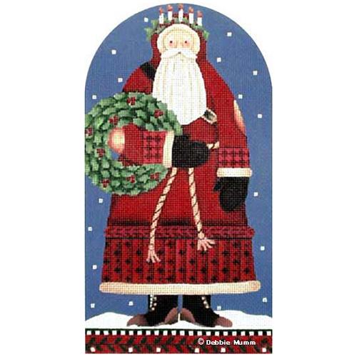 Holly and Hope Santa Painted Canvas Melissa Shirley Designs - 1