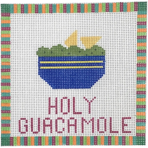 Holy Guacamole Painted Canvas KCN Designers - 1