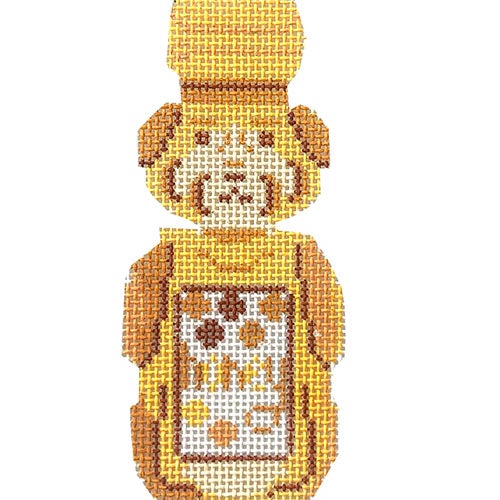 Honey Bear Bottle Painted Canvas Walkers Wholesale - 1