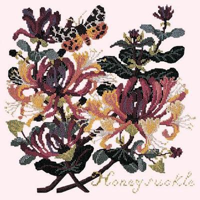 Honeysuckle Needlepoint Kit Kits Elizabeth Bradley Design Cream