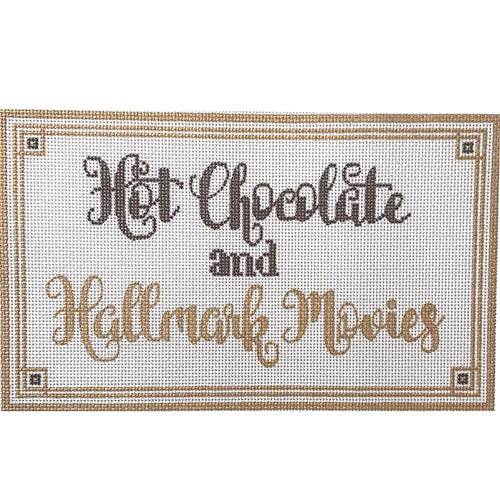Hot Chocolate & Hallmark Movies on 13 Painted Canvas A Poore Girl Paints - 1