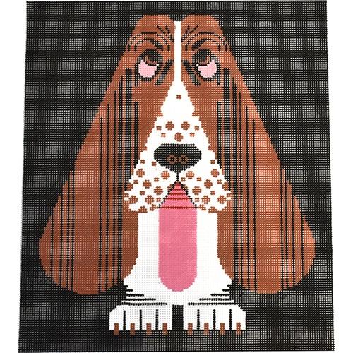 Hound Dawg Painted Canvas Charley Harper - 1