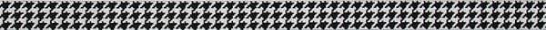 Houndstooth Belt - Black and White Painted Canvas The Meredith Collection