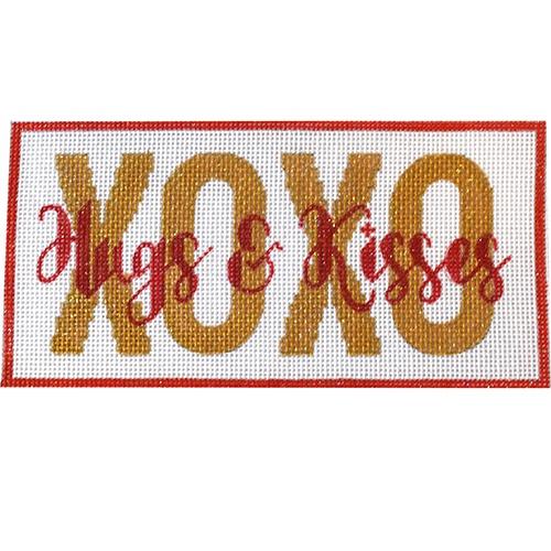 Hugs & Kisses Painted Canvas A Poore Girl Paints - 1