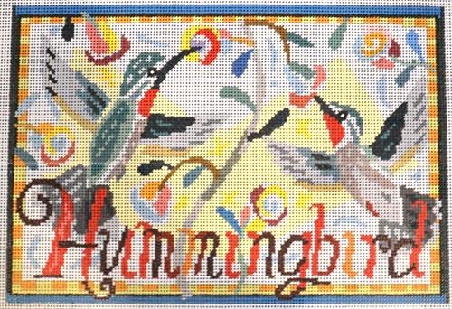 Hummingbird Painted Canvas Birds of a Feather - 1