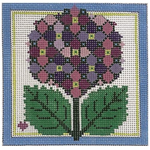 Hydrangea Painted Canvas Danji Designs - 1