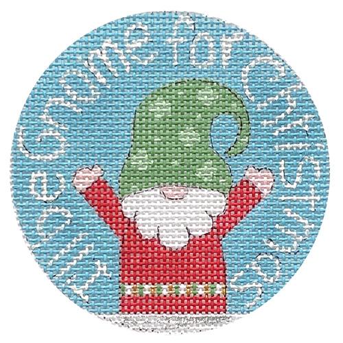 I'll Be Gnome Painted Canvas Alice Peterson Company