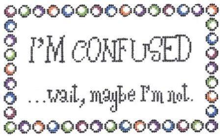 I'm Confused Painted Canvas Cooper Oaks Design - 1