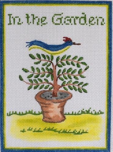 In the Garden Painted Canvas Kate Dickerson Needlepoint Collections - 1