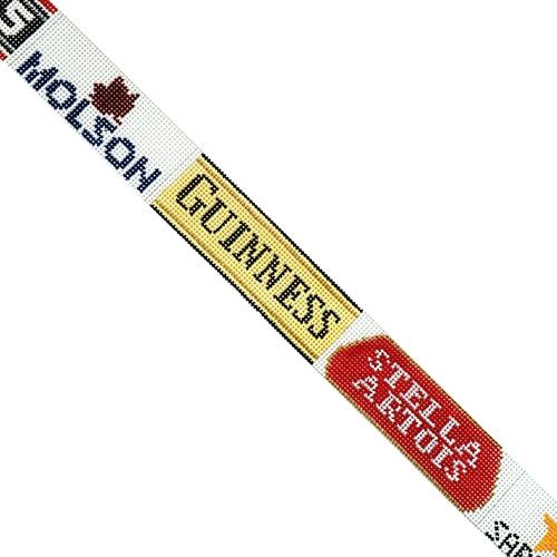 International Beers Belt Painted Canvas The Meredith Collection - 1