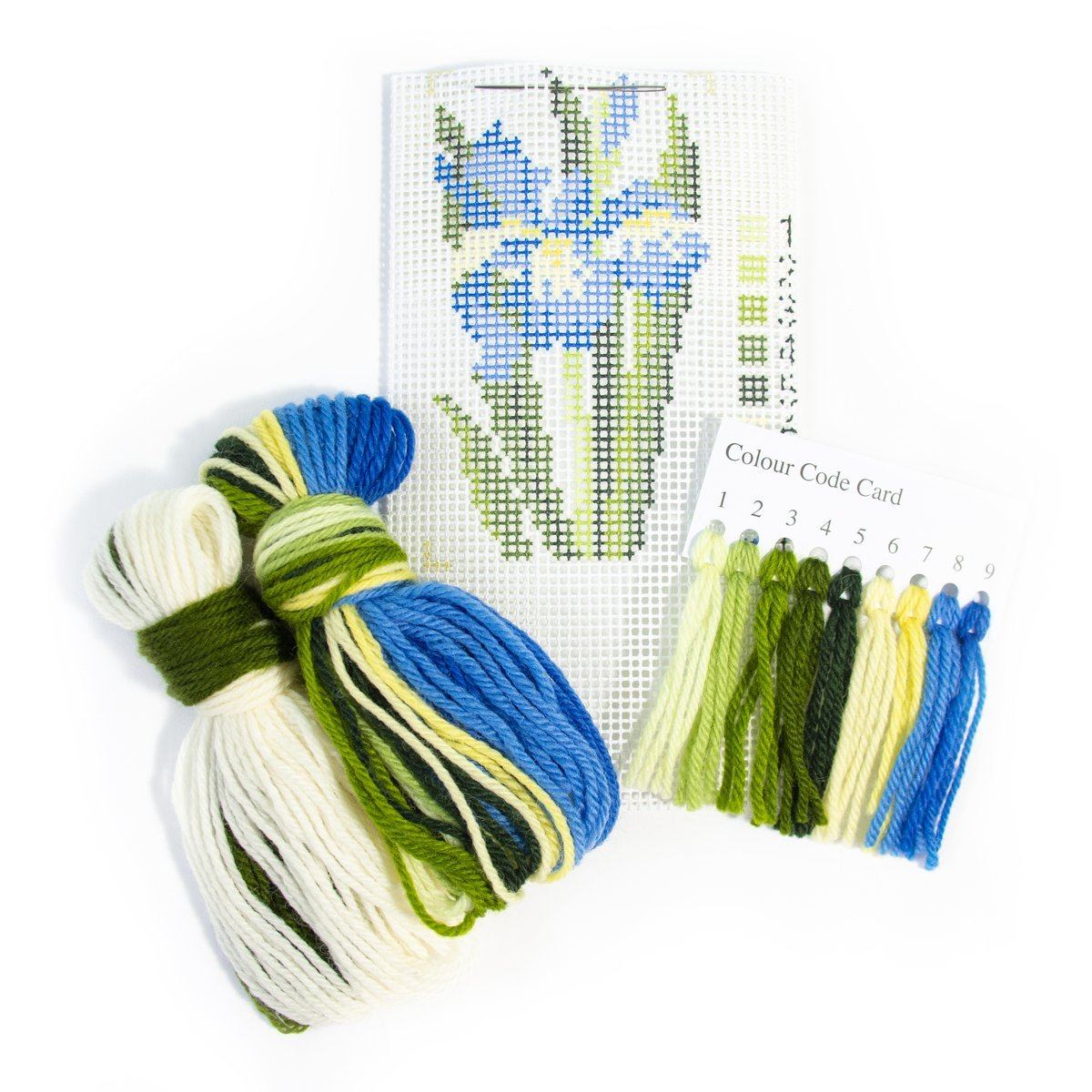 Iris Starter Kit Needlecraft Kits Elizabeth Bradley Design 