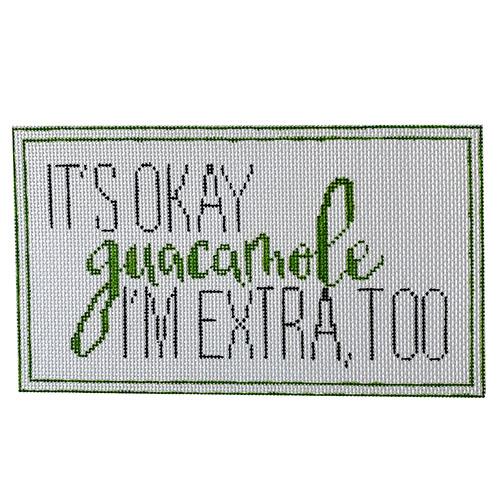 It's OK Guacamole I'm Extra Too Painted Canvas Walkers Wholesale - 1
