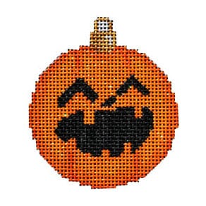 Jack Face Mini Ball/Orange Painted Canvas Associated Talents - 1