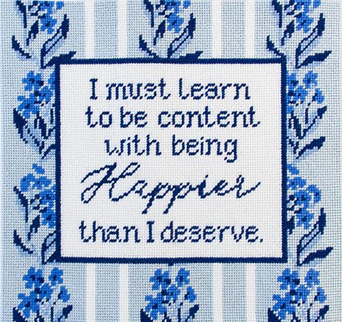 Jane Austen   Content Printed Canvas Needlepoint To Go