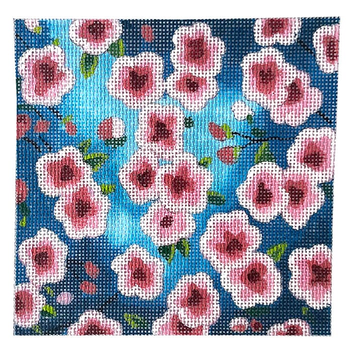 Japanese Cherry Blossoms Painted Canvas Colors of Praise