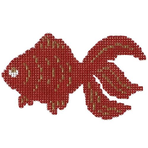 Japanese Goldfish Painted Canvas Audrey Wu Designs - 1