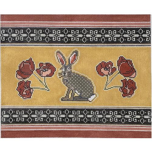 Jasper the Jack Rabbit on 13 Painted Canvas Thorn Alexander - 1