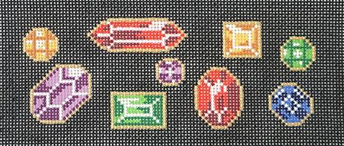 Jewels Painted Canvas Lee's Needle Art Inc. - 1