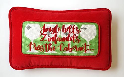 Jingle Bells, Zinfandels Painted Canvas A Poore Girl Paints - 1