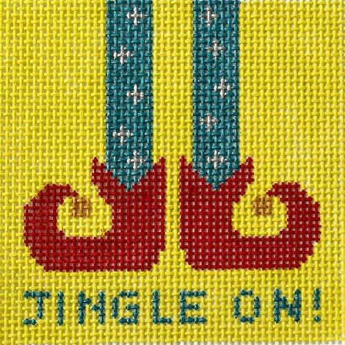 Jingle On! Painted Canvas Vallerie Needlepoint Gallery - 1