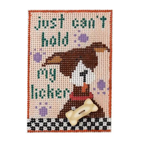 Just Can't Hold My Licker Painted Canvas Love You More - 1