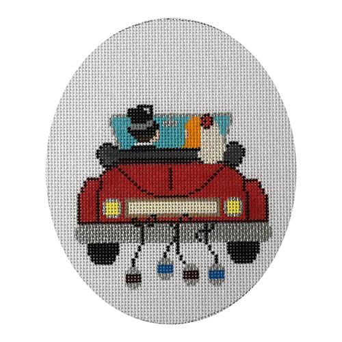 Just Married Painted Canvas The Meredith Collection